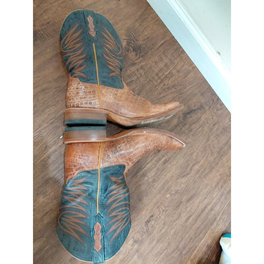 Cody James BCJSP22L6 Men's  Western Performance Boots Brown Leather Men Sz 10.5D